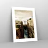 Poster - Poster ohne Rahmen - Felsen Gipfel Wolken - 30x40 Produktbild-Vorschau 7
