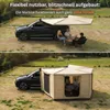 270° Tenda Khaki per auto con tendalino 250x200cm per il Anteprima dell’immagine prodotto 4