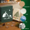 16er-Pack Weihnachts-Schablonen, Wiederverwendbar, 15*15 Produktbild-Vorschau 3