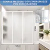 Sprchový paraván Izrielar 120 × 140 cm, trojdílný skládací Náhled obrázku produktu 2