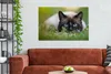OneMillionCanvasses® - Leinwandbilder - 140x90 cm, Katze - Produktbild-Vorschau 3