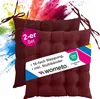 2er Set Sitzkissen Stuhlkissen 40x40 OEKO-TEX  - dunkelrot Produktbild-Vorschau 1