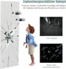 A child looking at a cracked mirror with text explaining its safety features. Náhled obrázku produktu