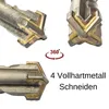 Hammerbohrer für SDS-PLUS 4-Schneider Ø 25,0mm x 450mm Produktbild-Vorschau 3