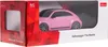 A pink Rastar Volkswagen Beetle remote-controlled car is displayed in its retail packaging. Náhled obrázku produktu