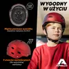 Kask do jazdy na deskorolce Apollo – płynna czerwień – Podgląd zdjęcia produktu 4