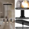 ZMH Hanglamp woonkamer, pendellamp glas, 3-lichts, vintage Productafbeelding-voorbeeld 11