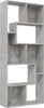 Libreria grigio cemento 67x24x161 cm Materiale a base di Anteprima dell’immagine prodotto 1