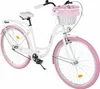 Damenfahrrad Davi Lila 28", 1 Gang, 155-180 cm, Weiß/Rosa Produktbild-Vorschau 2