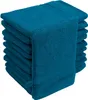 Waschhandschuhe Waschlappen 10er Set Petrol Blau 100 % Produktbild-Vorschau 1