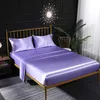 Doppelbett-Set aus lila Seidensatin – r Komfort mit Produktbild-Vorschau 2