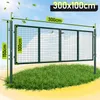 Izrielar Cancello da giardino a doppia anta  Verde, 300 x Anteprima dell’immagine prodotto 2