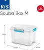 KIS Boîte plastique Scuba Box M Transparent / Gris / Bleu Voir les images du produit 5