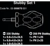Wera Stubby Set 1, 115 mm, 39 mm, 114 mm, 227 g, Box Produktbild-Vorschau 10