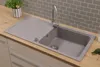 Küchenspüle Einbauspüle Spülbecken Granitspüle 100 x 50 Produktbild-Vorschau 1