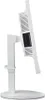 Side view of a white monitor on a white stand. Produktbild-Vorschau
