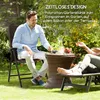 Estoril Gartenstuhl Polyrattan Aluminium 8-Stufen klappbar Produktbild-Vorschau 6