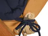 Hochlehnerauflage Gartenstuhl Auflage blau, Stuhlauflage Produktbild-Vorschau 2