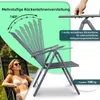 Gartenstühle 2er Set,Gartenstuhl Hochlehner Klappbar, Produktbild-Vorschau 4