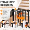 ELONEO Kachelbeschermrooster, 75 cm hoog, metalen Productafbeelding-voorbeeld 4