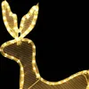 vidaXL LED-Rentier mit Schlitten und Mesh 432 LEDs Produktbild-Vorschau 6