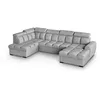 Ecksofa Gomez U-Form links mit Schlaffunktion und 2x Produktbild-Vorschau 2