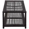 vidaXL Banc à chaussures Noir 80 x 40 x 30 cm Poly Rattan Voir les images du produit 1