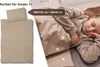 Kinderbettdecke ohne Bezug 100x135 cm Baumwolle Set Beige Produktbild-Vorschau 3