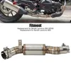 Střední výfuková trubka z nerezové oceli pro motocykl, Náhled obrázku produktu 5