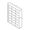 VCM - Stand Shelf Bookcase Shelf Megosa M - opinie, Podgląd zdjęcia produktu 5