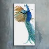 Wandkunst Leinwand Bild Uhr Geräuschlos 30x60 Gemälde Tier Produktbild-Vorschau 2