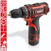 A cordless drill is shown against a white background with informational icons on the left. Produktbild-Vorschau
