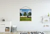 MuchoWow® Textilposter Traktor - Baum - Blumen 120x120 cm Produktbild-Vorschau 2