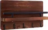 Portachiavi in legno – Marrone scuro – 30 x 18 cm – Anteprima dell’immagine prodotto 1