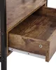 BELIANI Regał biblioteczka ciemnobrązowy metal i drewno 3 Podgląd zdjęcia produktu 8
