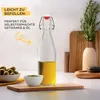 sada 6 sklenených fliaš 500 ml s otočným vrchnákom - fľaše Náhľad obrázku produktu 2