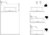 Diagrams showing correct and incorrect installation of a washbasin faucet. Anteprima dell’immagine prodotto