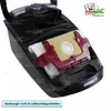 Close-up view of a vacuum cleaner with a dust bag inside. Produktbild-Vorschau