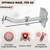 PremiumX 4x Autoreifen Wandhalter 35cm Reifenhalter Auto Produktbild-Vorschau 4