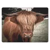 MuchoWow® Mauspad Mousepad Schottischer Highlander - Baum - Produktbild-Vorschau 1