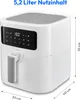 MEDION E40 XL Heißluftfritteuse (5,2 Liter, Airfryer, 2.150 Produktbild-Vorschau 9