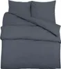 vidaXL Ensemble de literie Anthracite 155x220 cm Microfibre Voir les images du produit 1