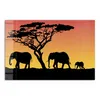 DEQORI Glasbild Echtglas 90x60 cm 'Afrikanischer Abend' Produktbild-Vorschau 2