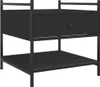 vidaXL Mesa de centro negra, 50x50x50 cm, fabricada en Vista previa de la imagen del producto 1