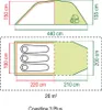 Coleman Coastline 3 Plus grün 3-Personen-Campingzelt Produktbild-Vorschau 6