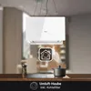 Hotte îlot 60cm recyclage air verre blanc Tactile LED App Voir les images du produit 6