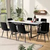 OKWISH Table À Manger Extensible - Avec Pieds Métalliques Voir les images du produit 3