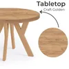 Table ronde à rallonges pour la salle à manger, PERO, style Voir les images du produit 3