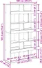 VidaXL 3309375, Weiß, 15 Regale, Holz, Holz, 1000 mm, 330 Produktbild-Vorschau 7
