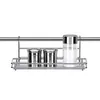 A spice rack with salt and pepper shakers hanging from a rail. Produktbild-Vorschau